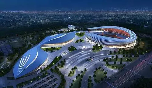 Челична конструкција Гимназије у облику куполе