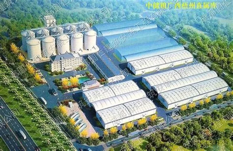 Депо за складиштење житарица челичне конструкције
